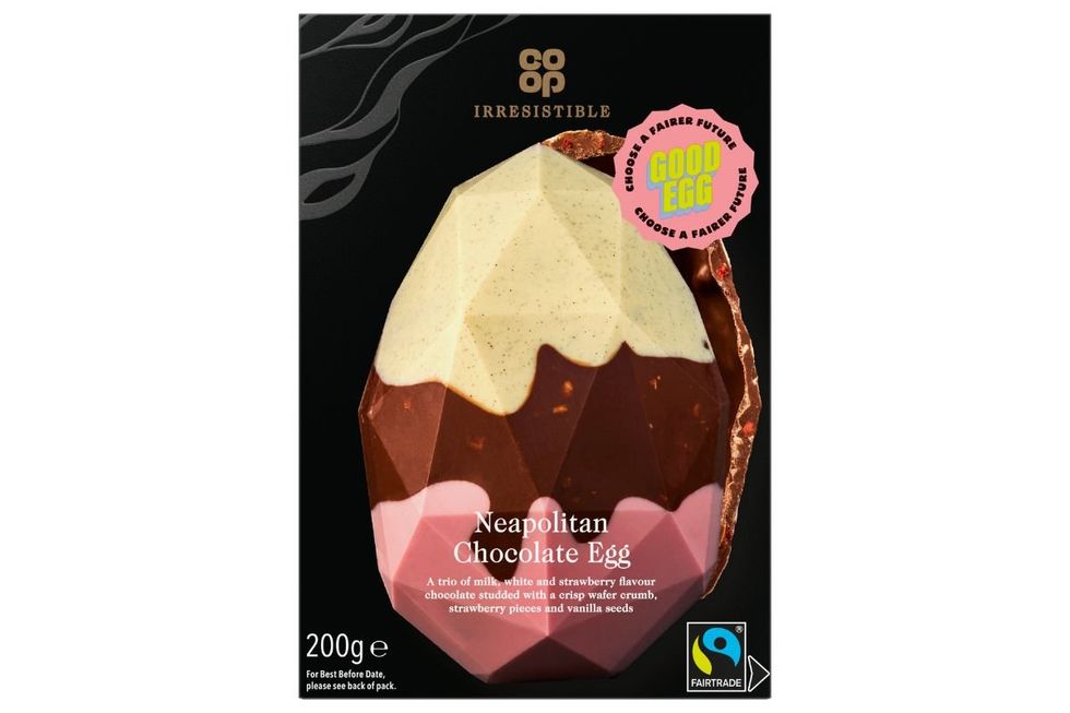 Co-Op Neapolitan Chocolate Egg