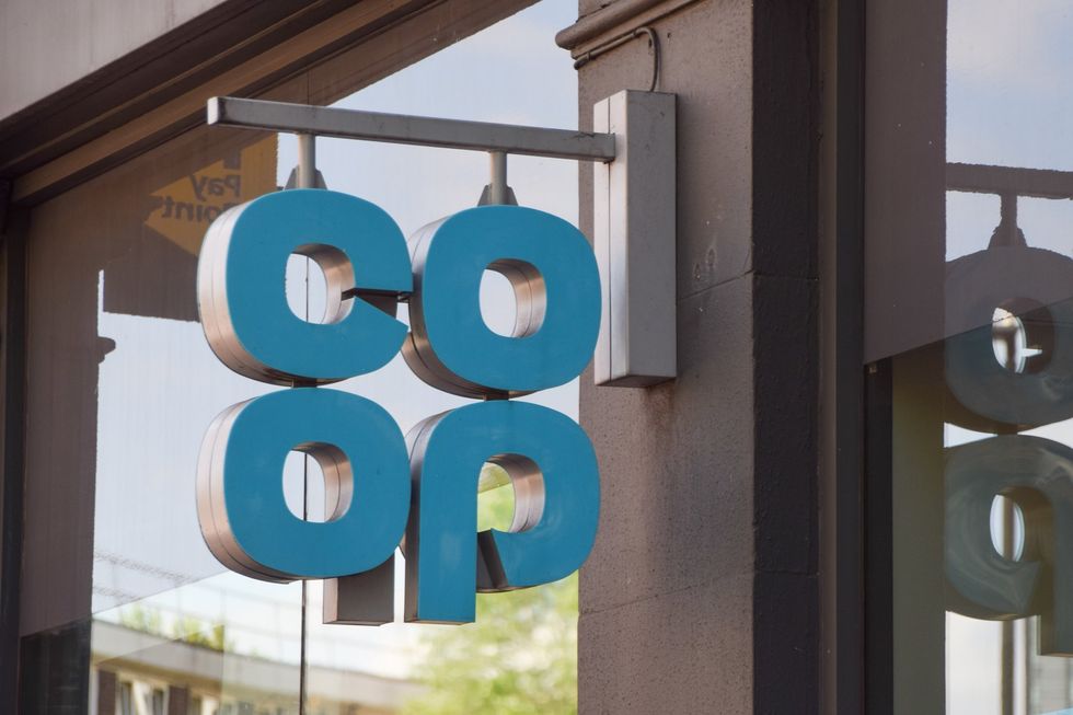 CO-OP supermarket shop