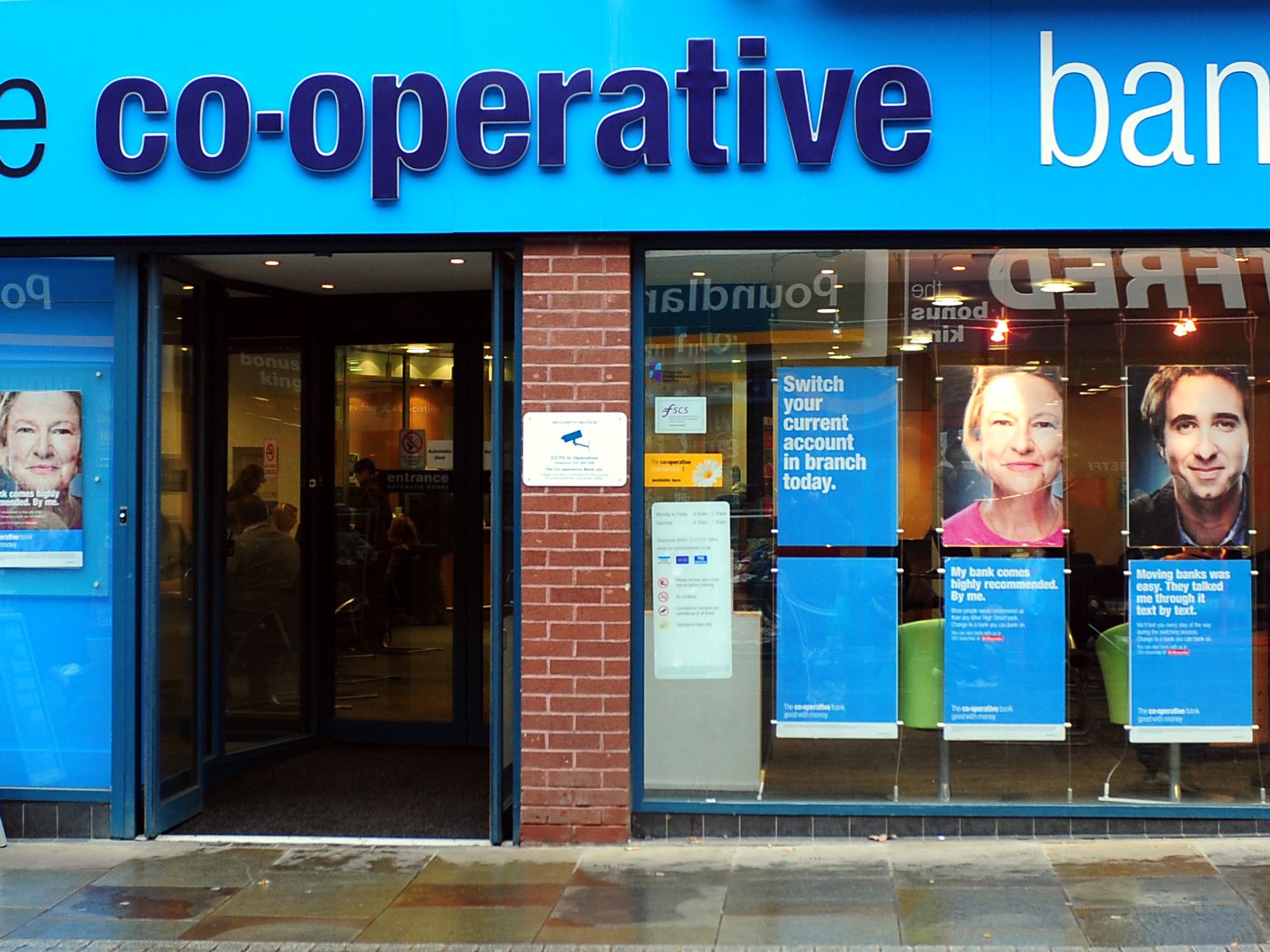 Co-operative bank branch