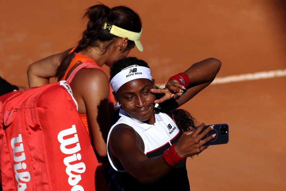 Coco GAUFF and Emma RADUCANU