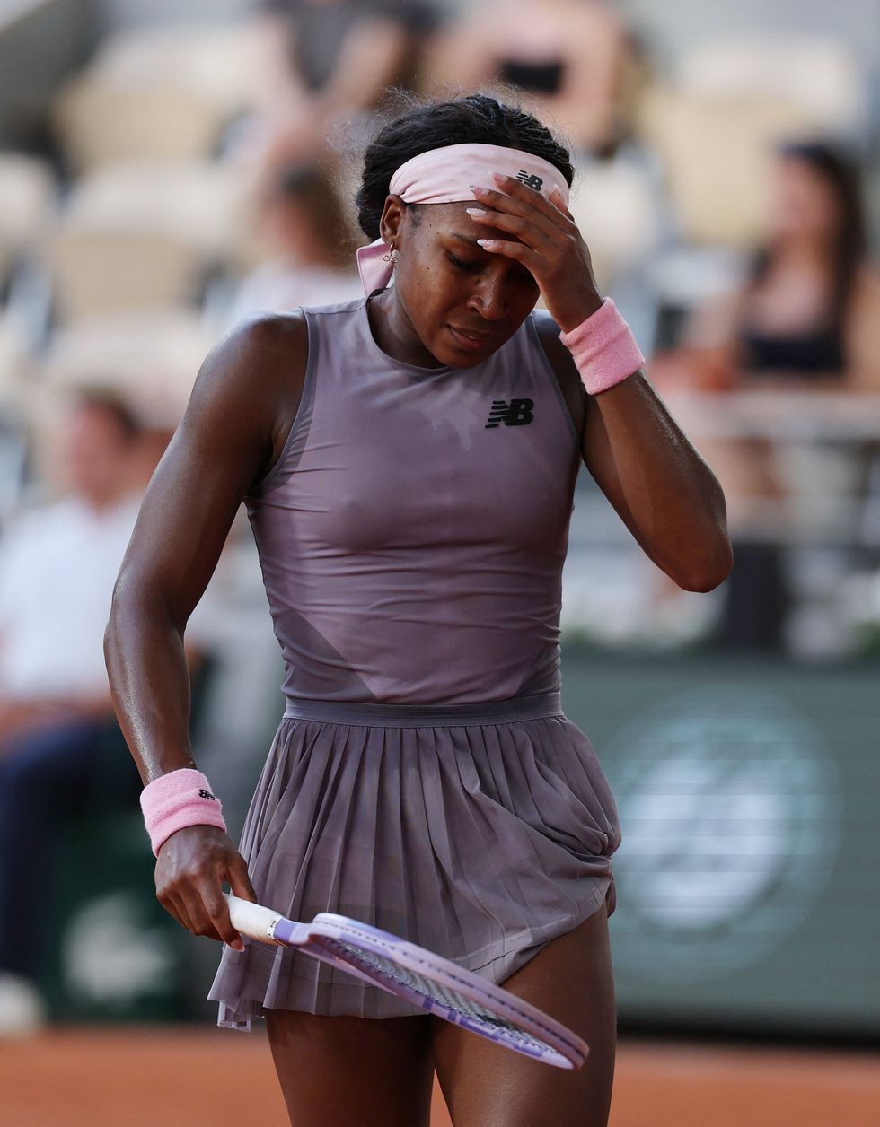 Coco Gauff was unable to keep up with Anastasia Potapova's attacking play