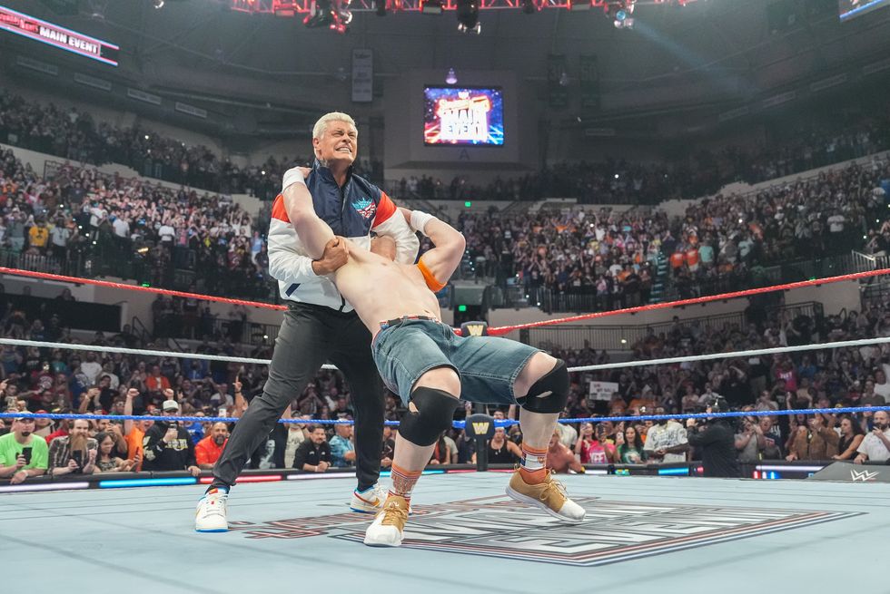 Cody Rhodes and John Cena