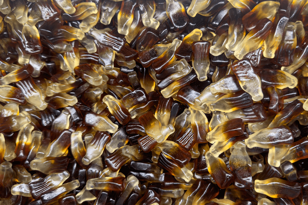 Cola bottle sweets