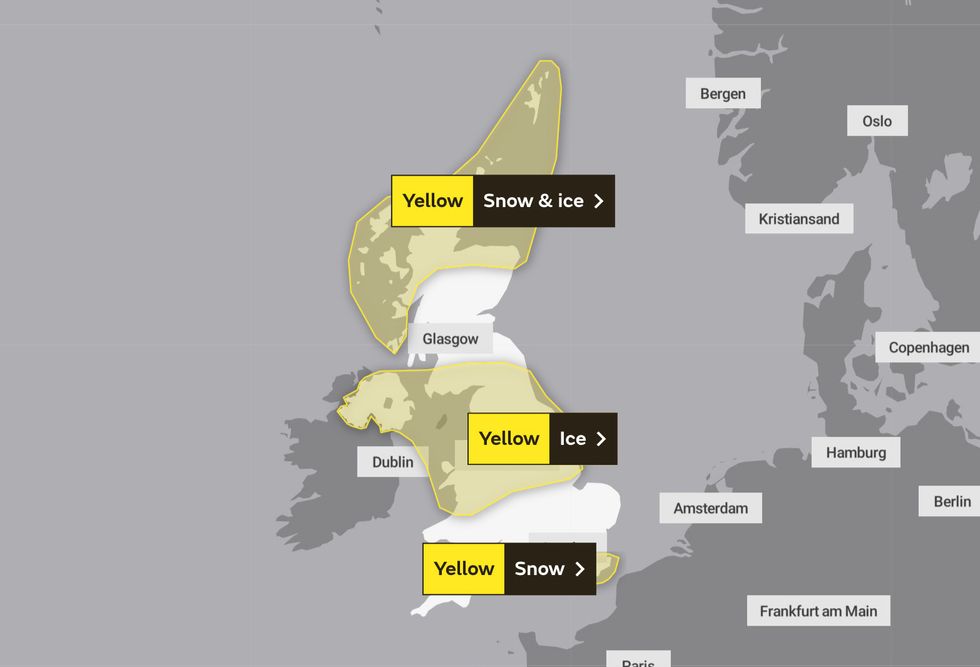 Cold and wintry weather is set to 'dominate', according to a meteorologist.