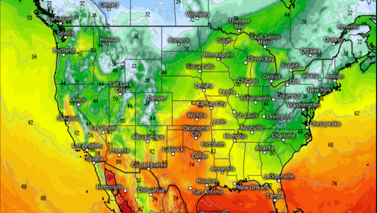 Cold moves across America