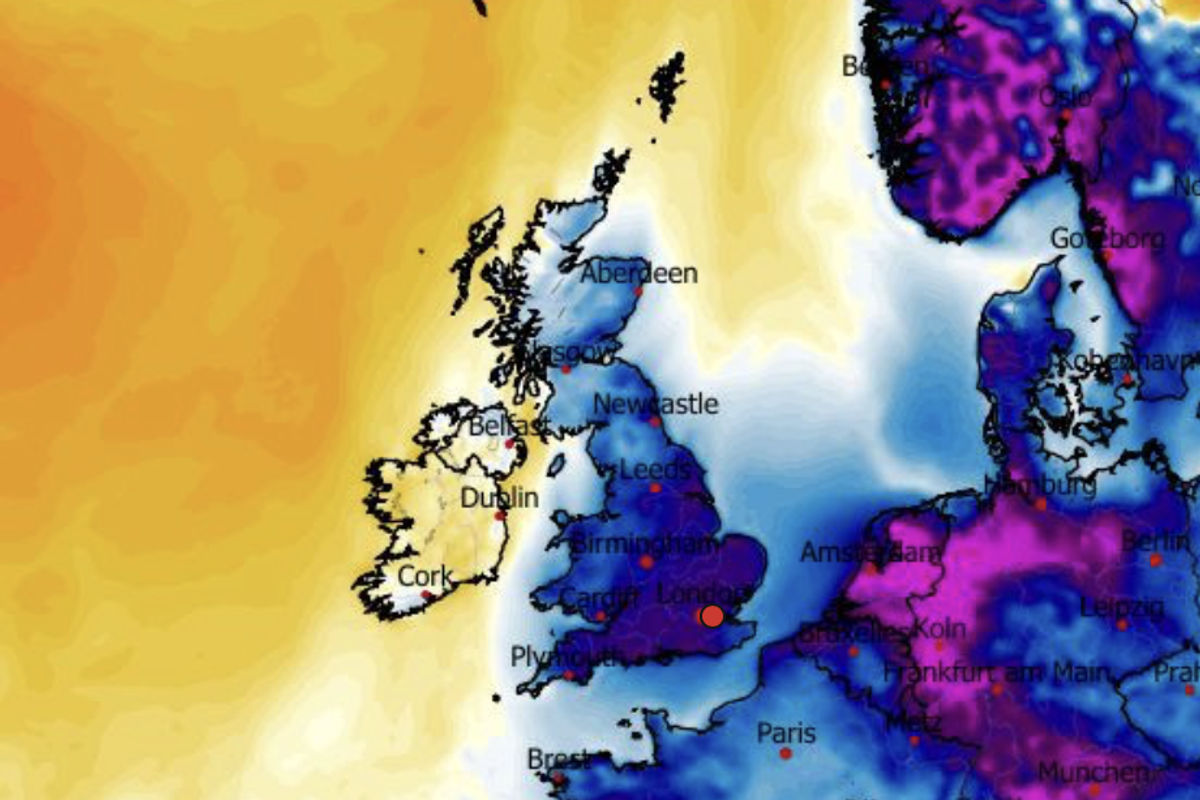 Cold moves in through the start of January