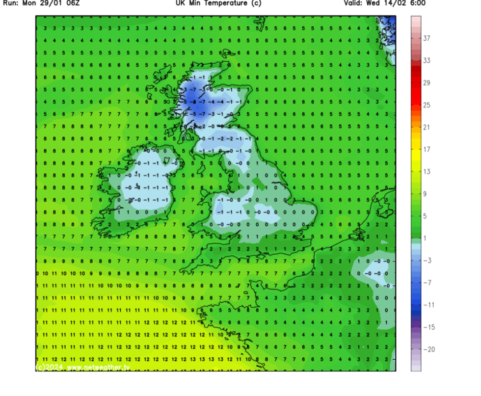 cold snow weather forecast