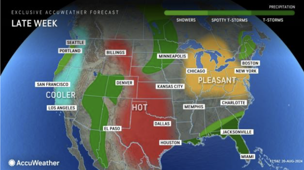 Cold weather spreads west
