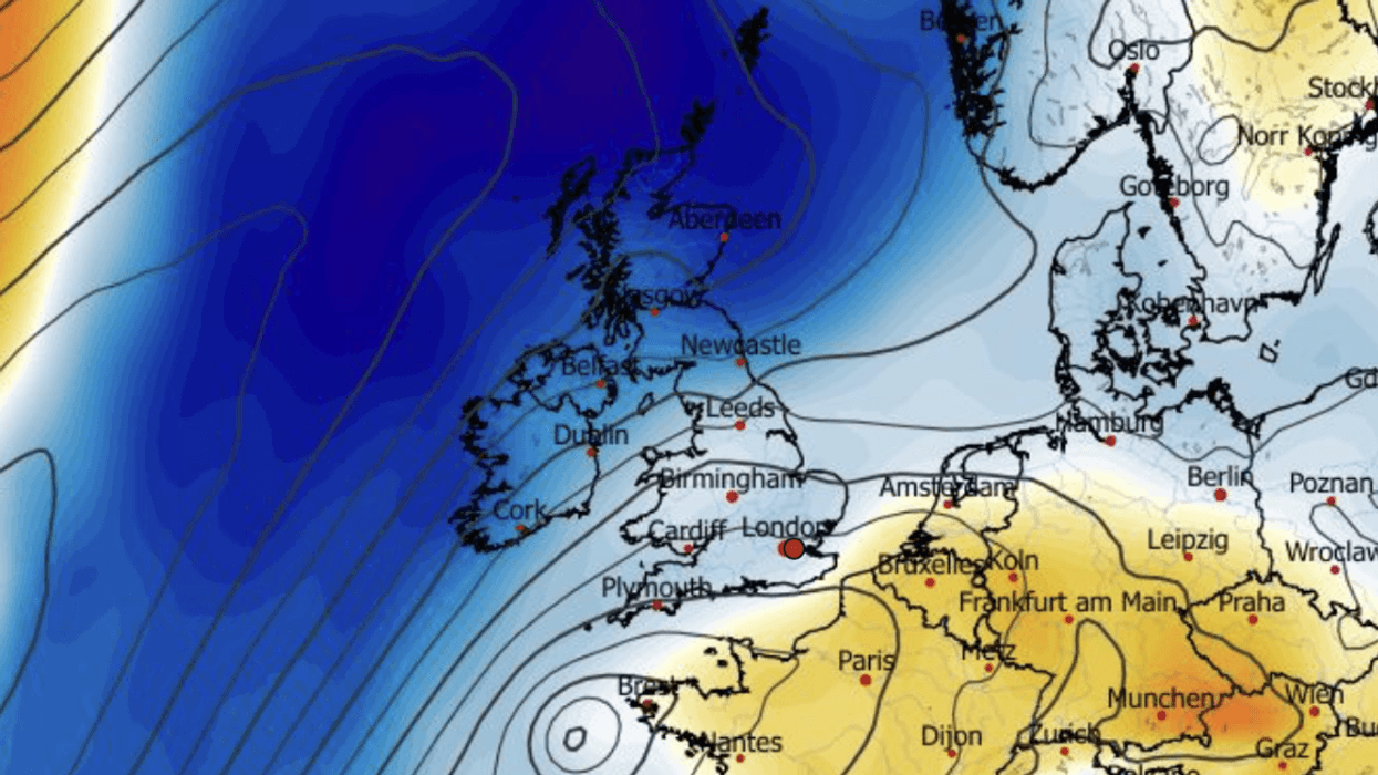 Cold weather will seep down from the north