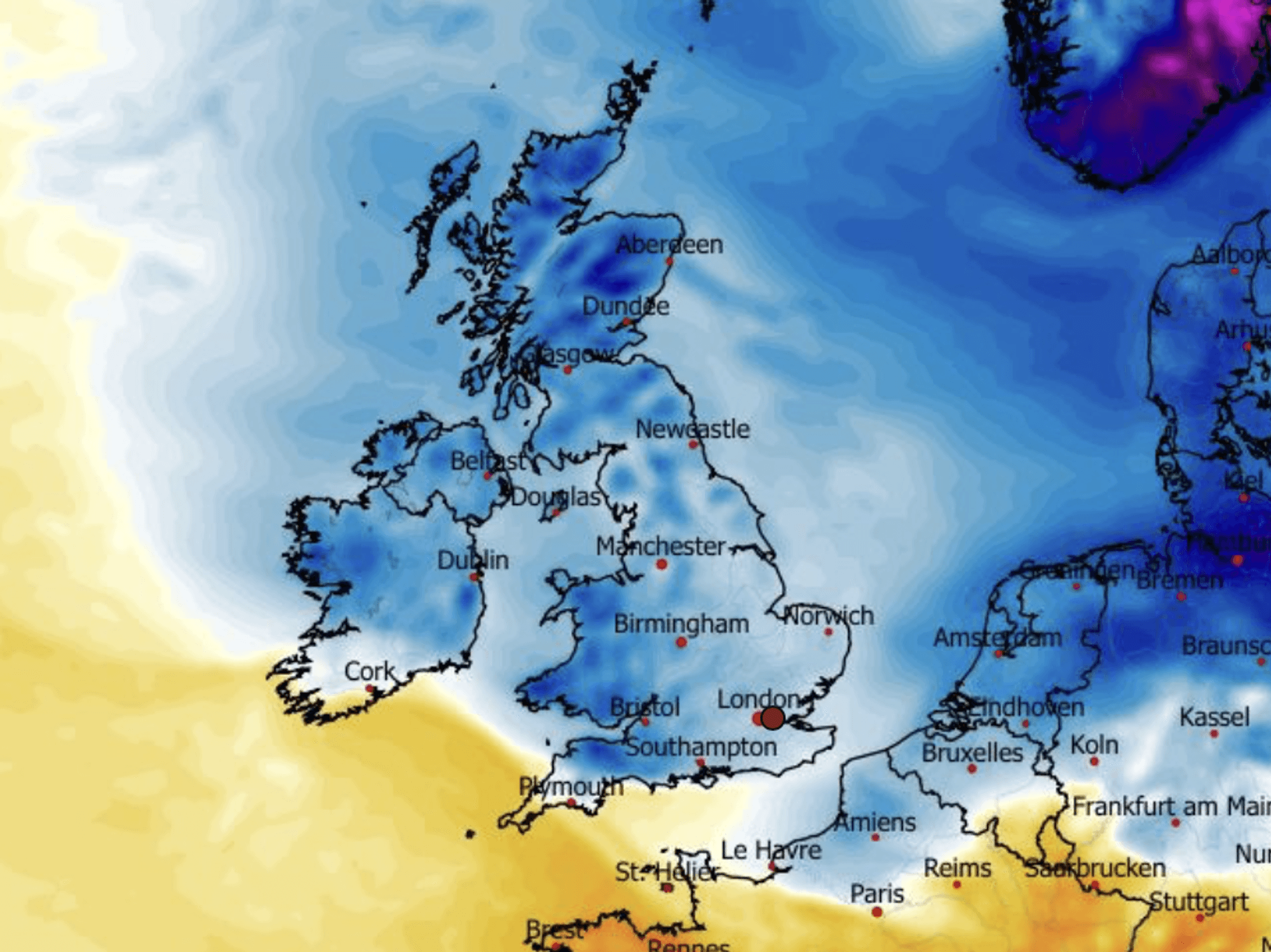 Colder weather on the way