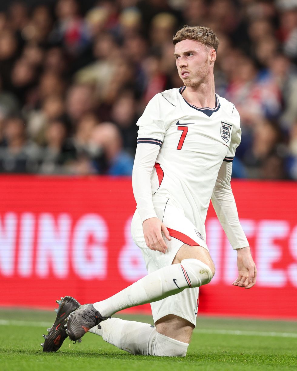 Cole Palmer endured a rough night as England lost to Japan