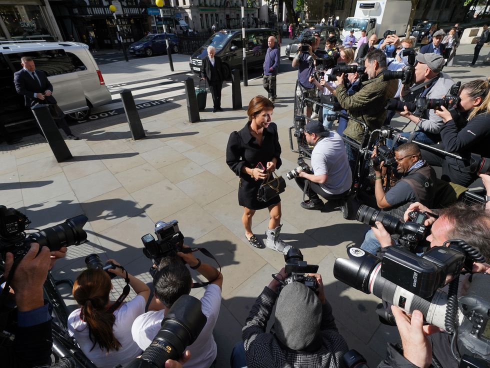 Coleen and Wayne Rooney arrive at the Royal Courts Of Justice, London, as the high-profile libel battle between Rebekah Vardy and Coleen Rooney continues.