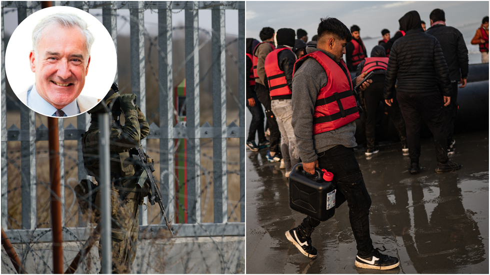 Colin Brazier, the Poland-Belarus border and migrants attempting to cross the channel