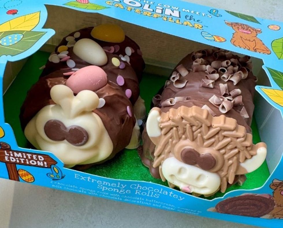 COLIN CATERPILLAR LOOKALIKE CAKE