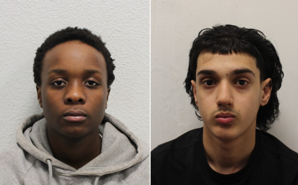 Colin Chabikwa, 15, and Mosawae Zazi, 16,