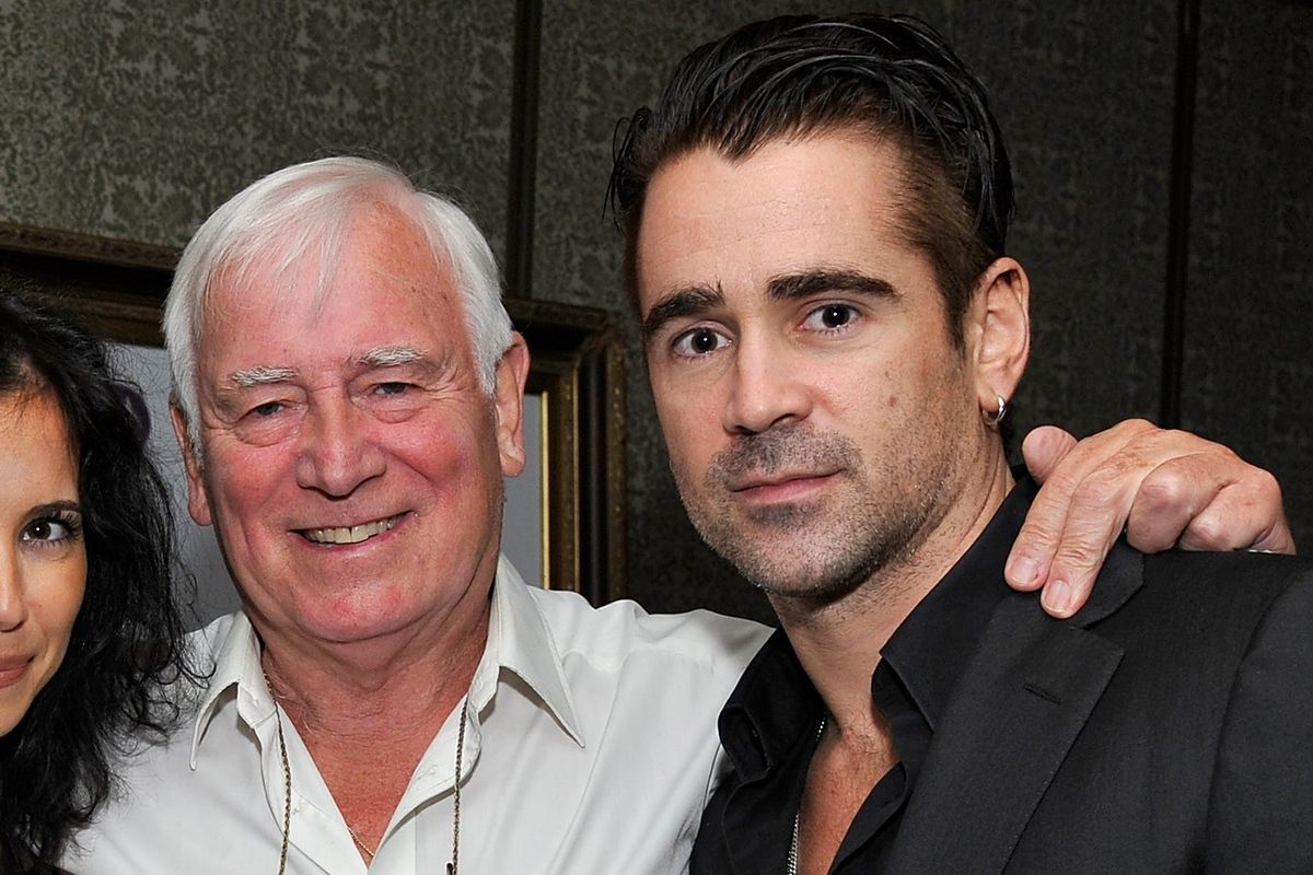 Colin Farrel with his father Eamon