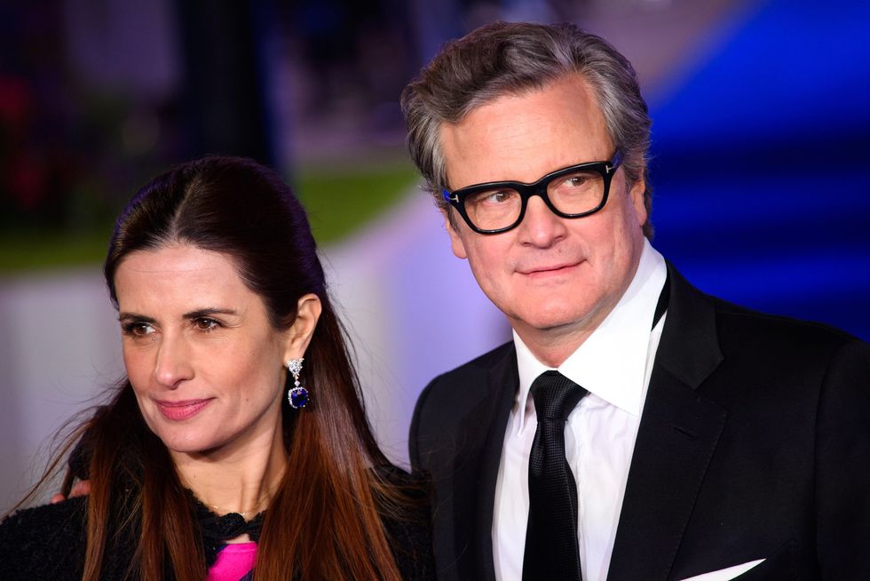 Colin Firth and Livia