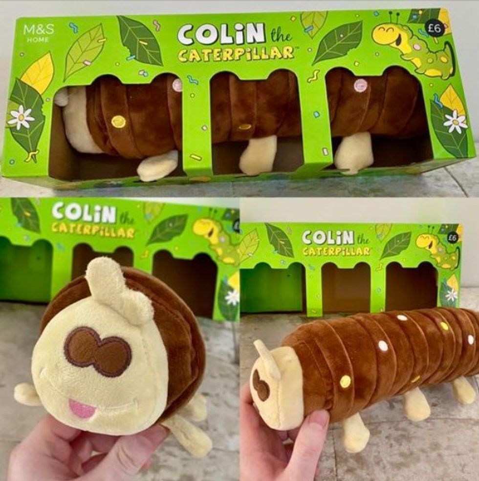 Colin the Caterpillar toy