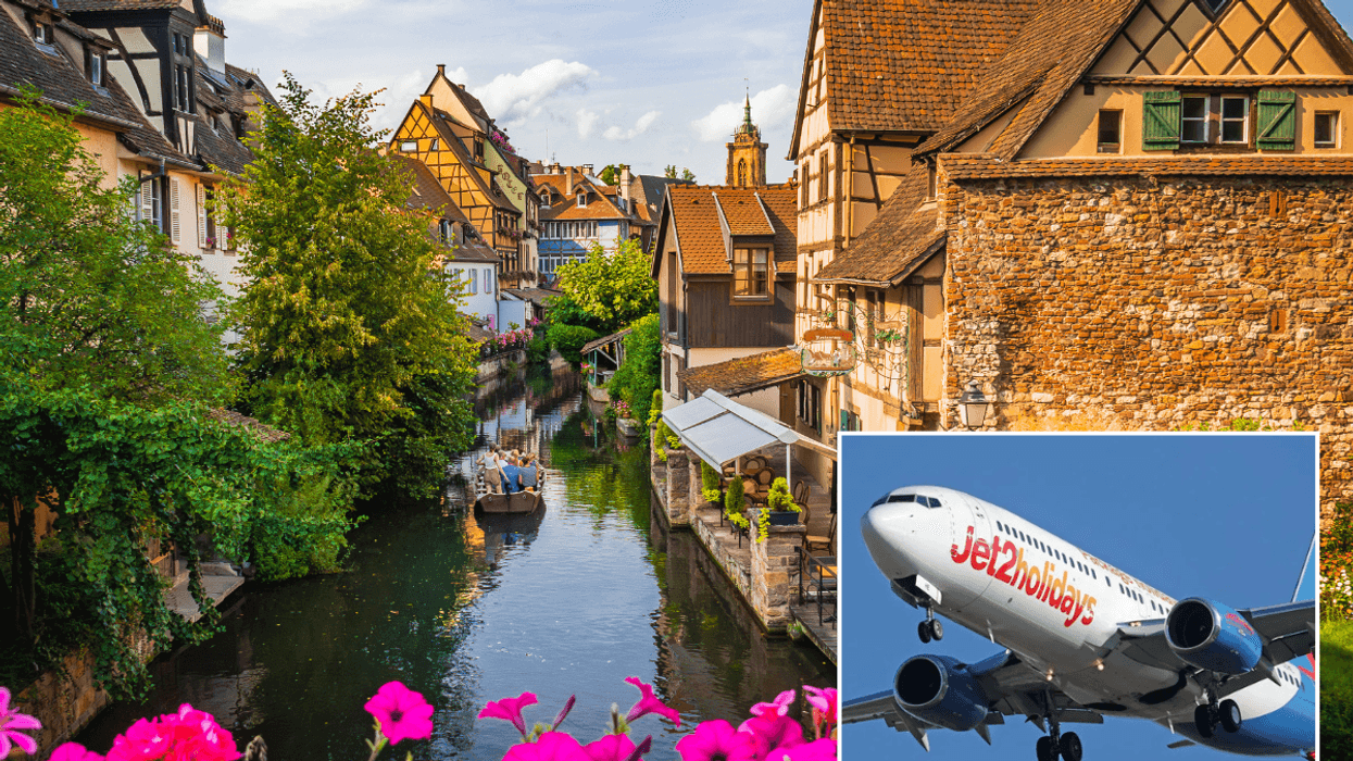 Colmar, France / Jet2 plane