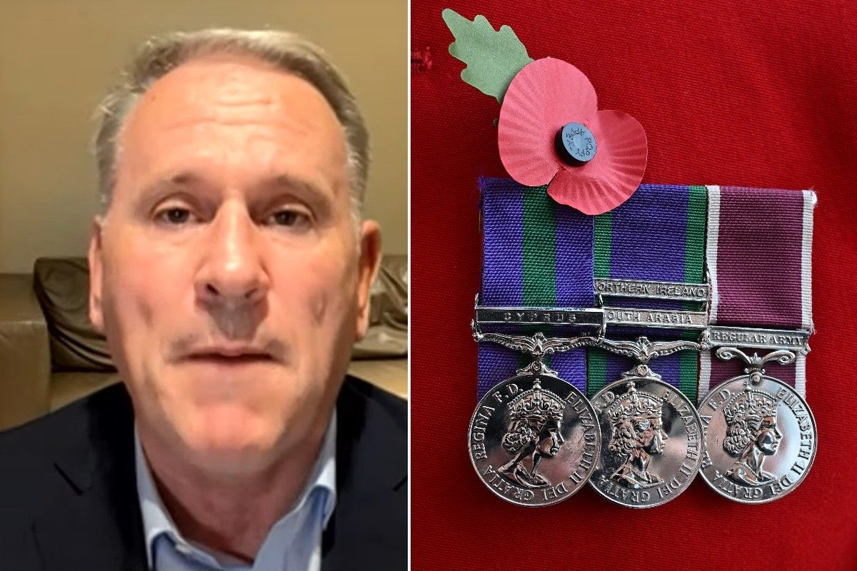 Colo0nel Richard Kemp and service medals