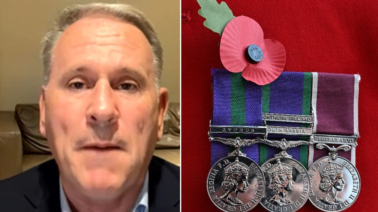 Colo0nel Richard Kemp and service medals