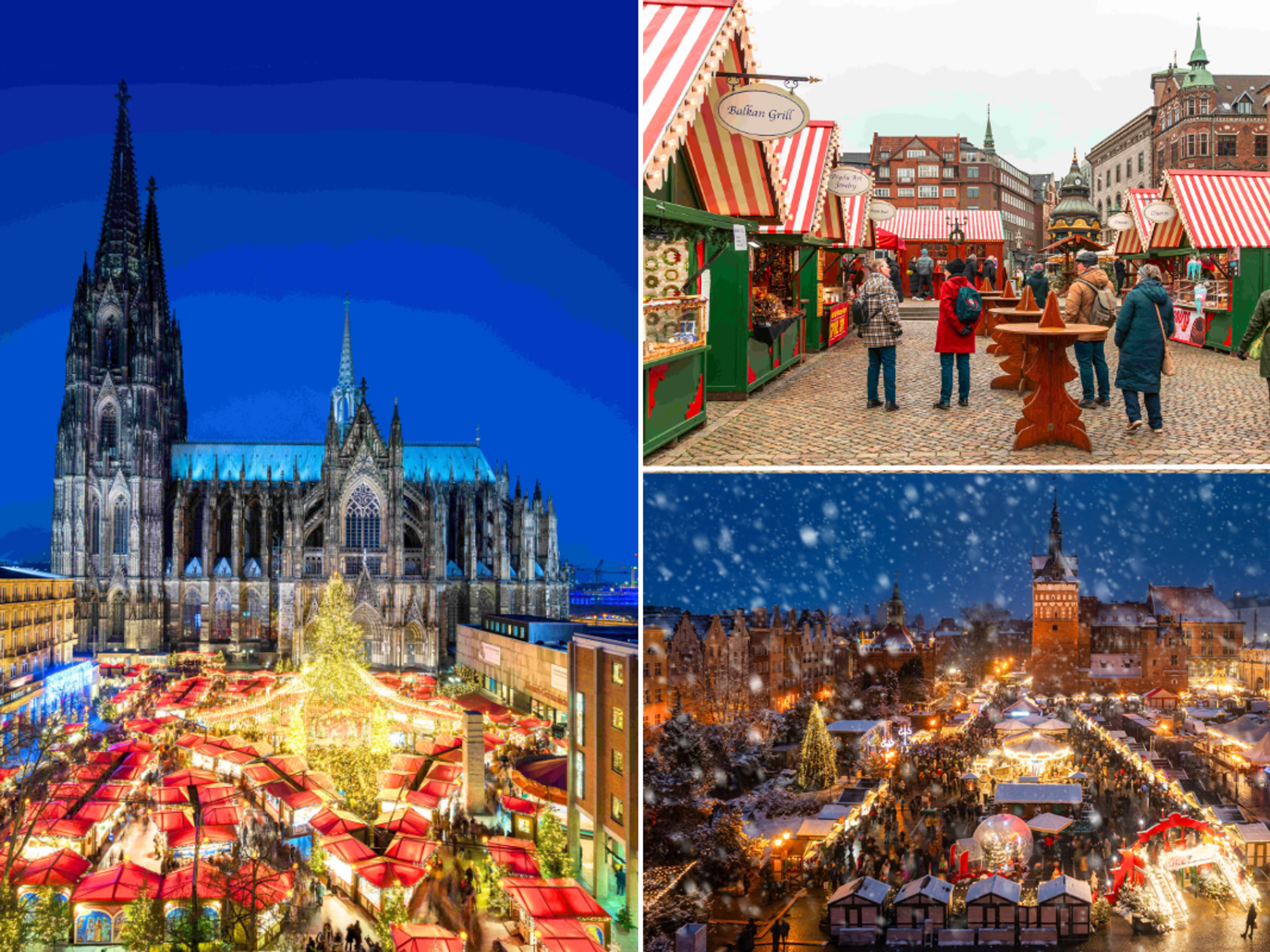 Cologne Christmas markets / Copenhagen Christmas markets / Gdansk Christmas markets