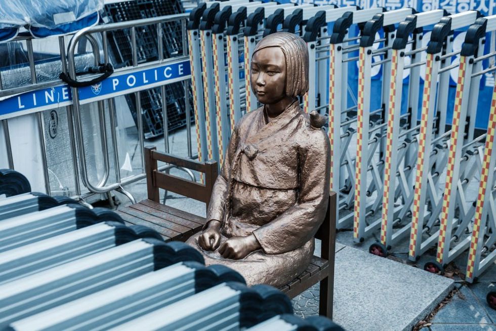 Comfort women statue in South Korea