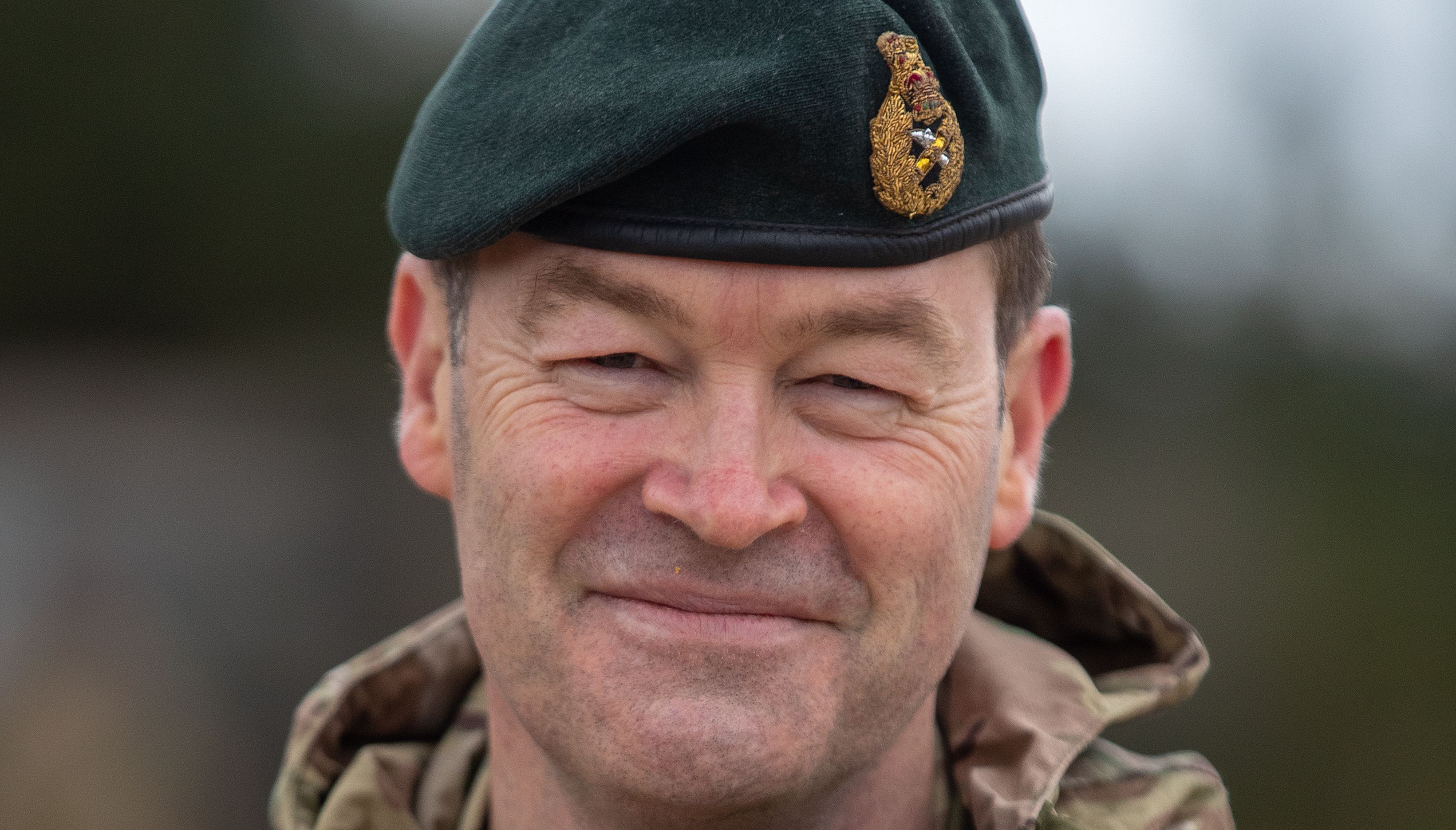 Commander of Strategic Command, General Sir Patrick Sanders after a live exercise demonstration at Bovington Camp in Dorset. Picture date: Friday March 19, 2021. PA Photo. See PA story DEFENCE Review. Photo credit should read: Andrew Matthews/PA Wire