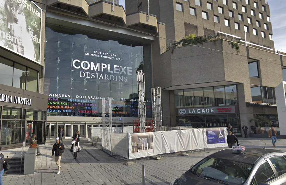 Complexe Desjardins has been slammed by charity groups