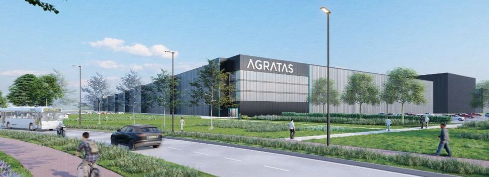 Concept art of Somerset gigafactory