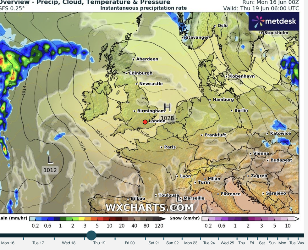 Conditions are expected to remain dry later this month