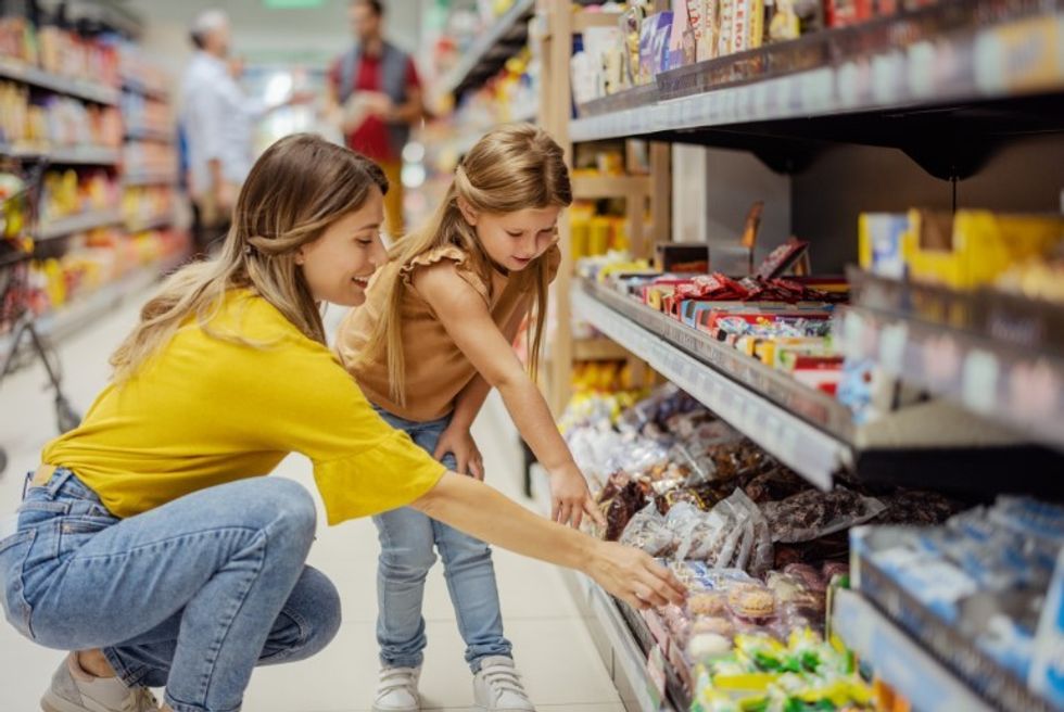 confectionary shelves