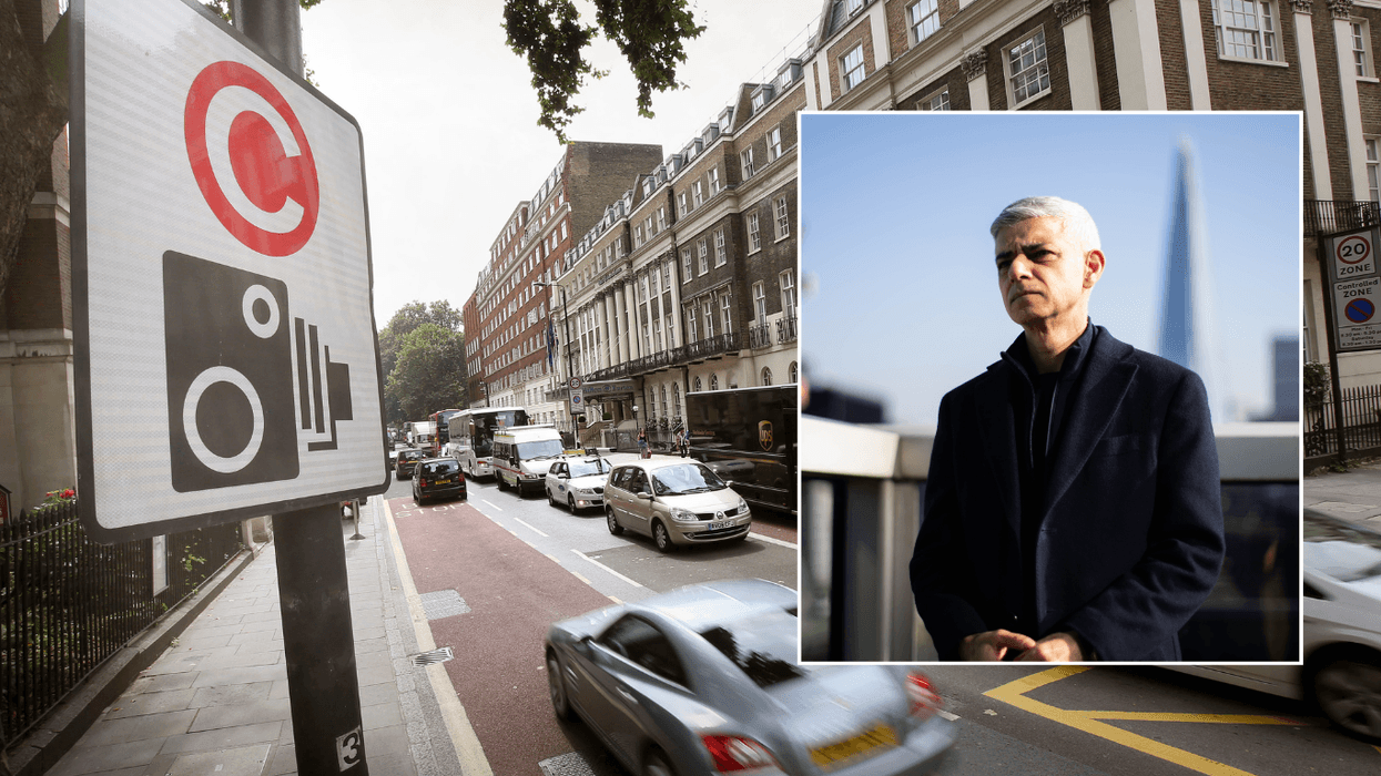 Congestion Charge photo and Sadiq Khan