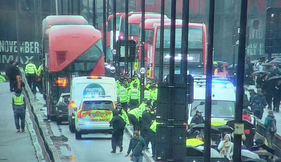 Congestion on Waterloo Bridge