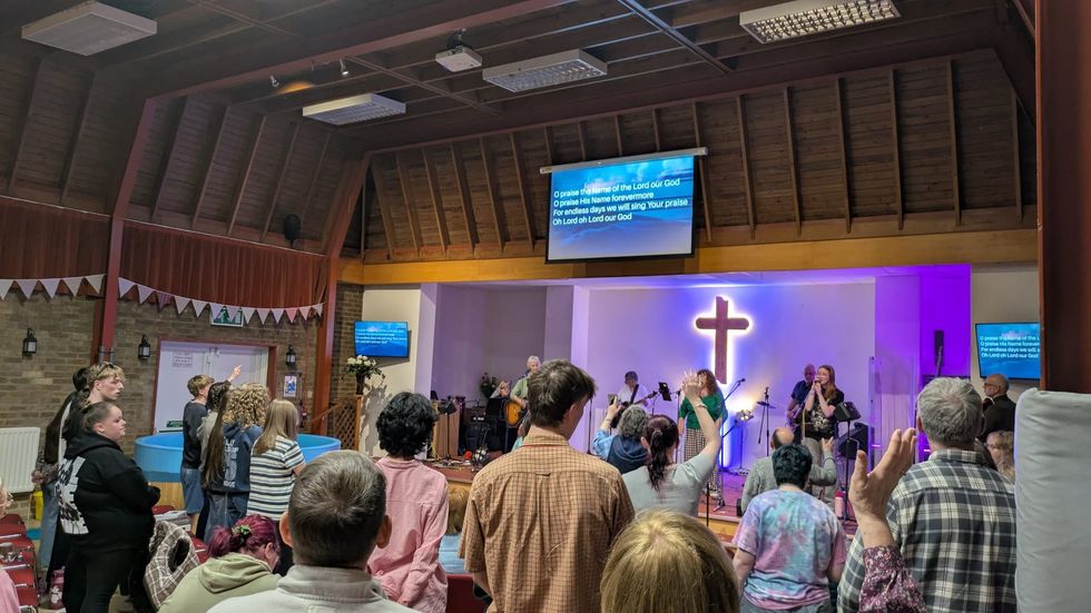 Congregation of St Thomas Church in Aldridge