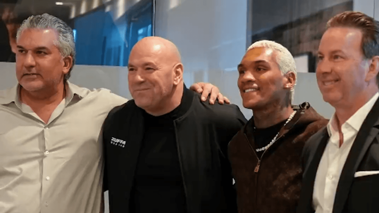 Conor Benn and Dana White
