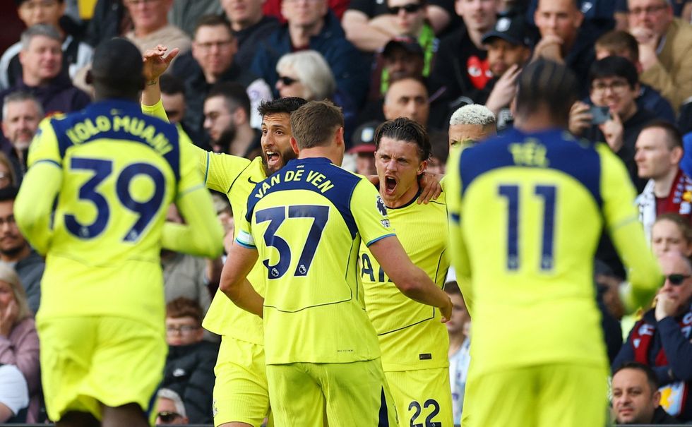 Conor Gallagher opened the scoring for Tottenham against Aston Villa