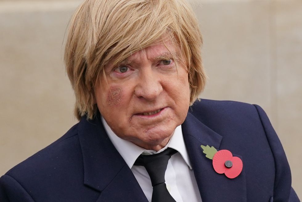 Conservative MP Michael Fabricant at the National Memorial Arboretum, Alrewas, Staffordshire.