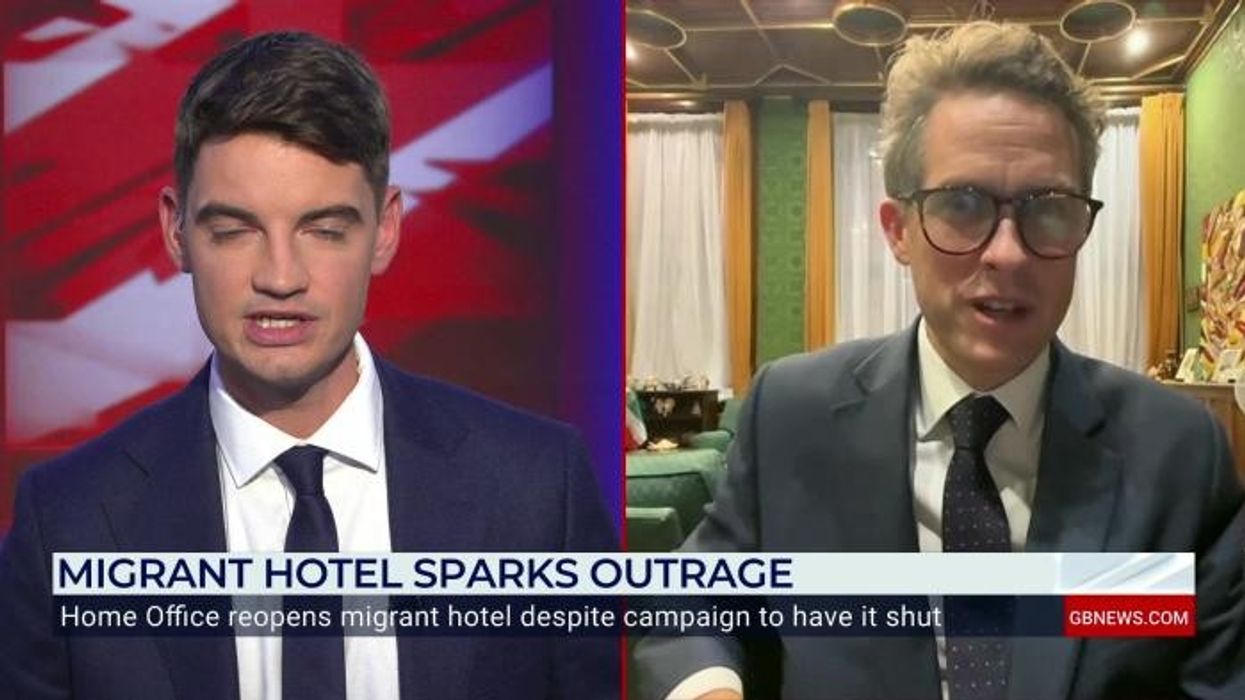 WATCH: Gavin Williamson furious over reopening of migrant hotel in his constituency