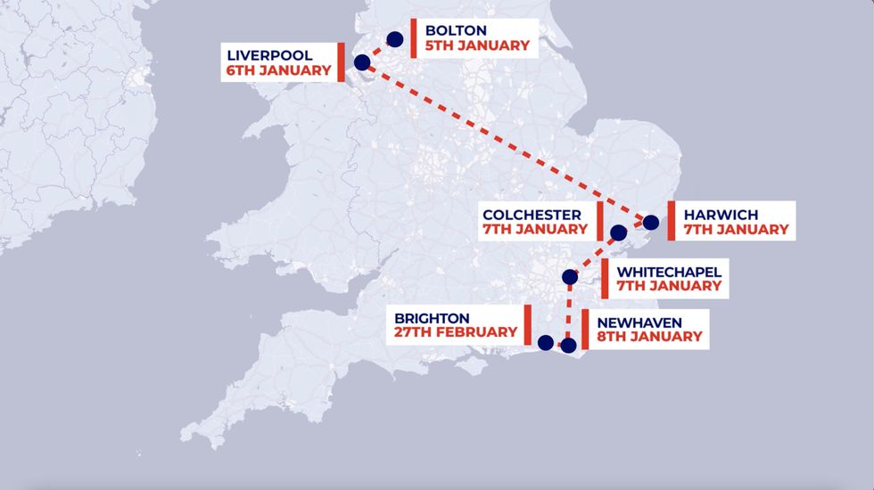 Constance Marten and her partner Mark Gordon were arrested in Stanmer Villas, Brighton