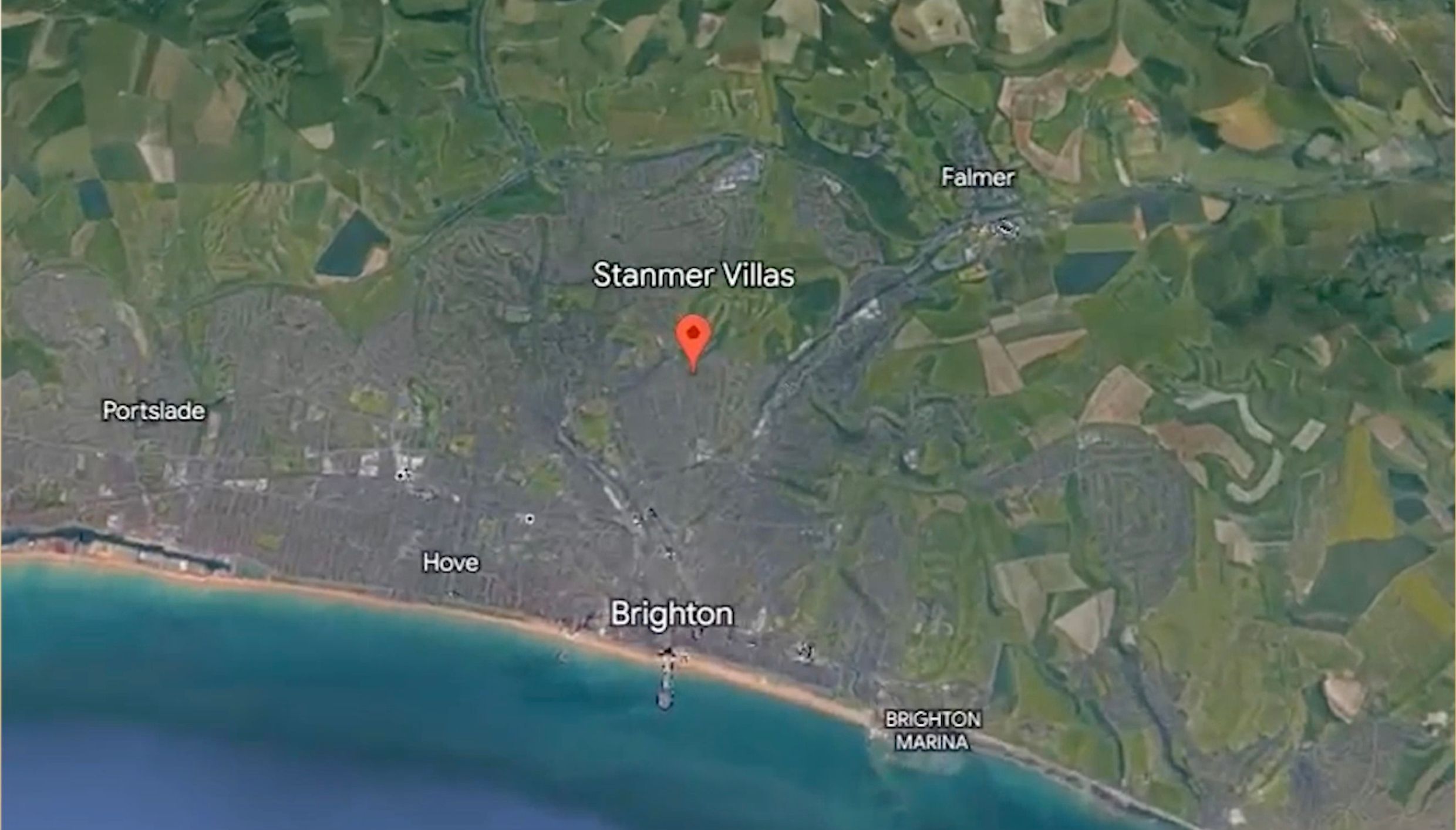 Constance Marten and Mark Gordon were arrested in Stanmer Villas in Brighton