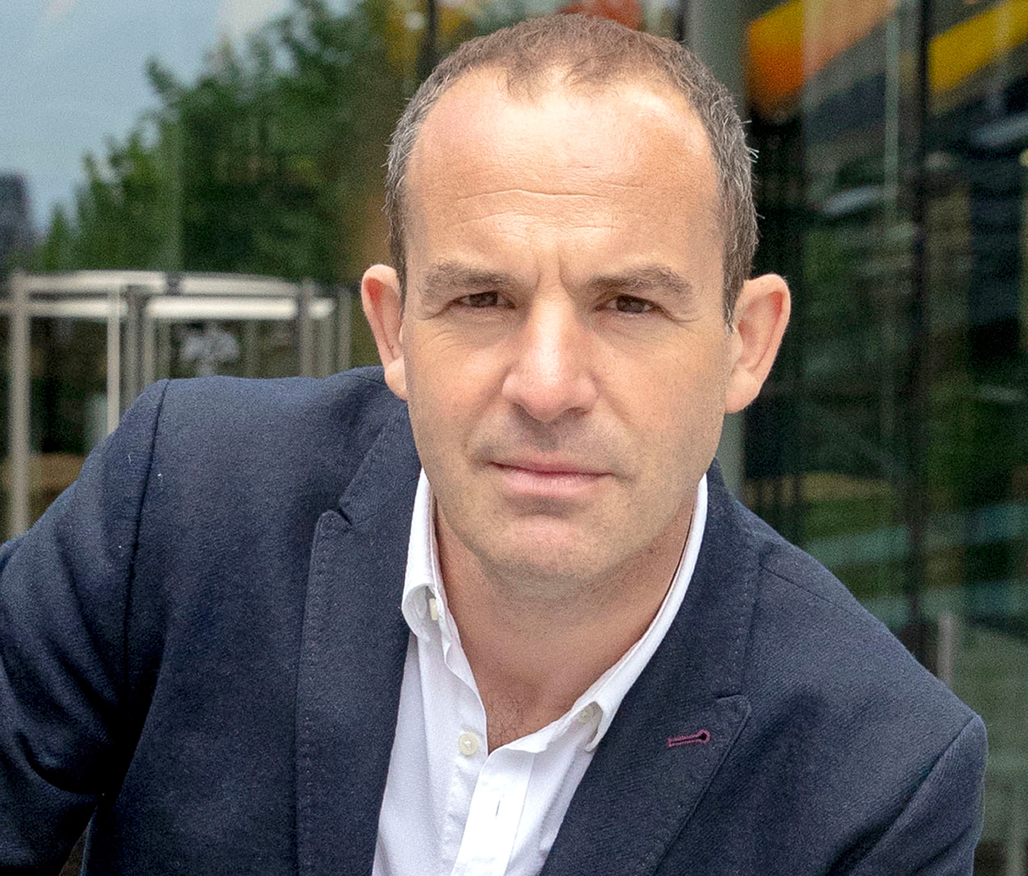 Consumer champion Martin Lewis outside Facebook's offices in London which he visited after recently launching a legal battle with the website.
