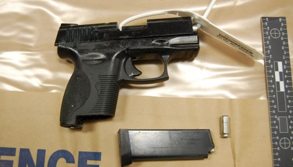 Converted 9mm handgun