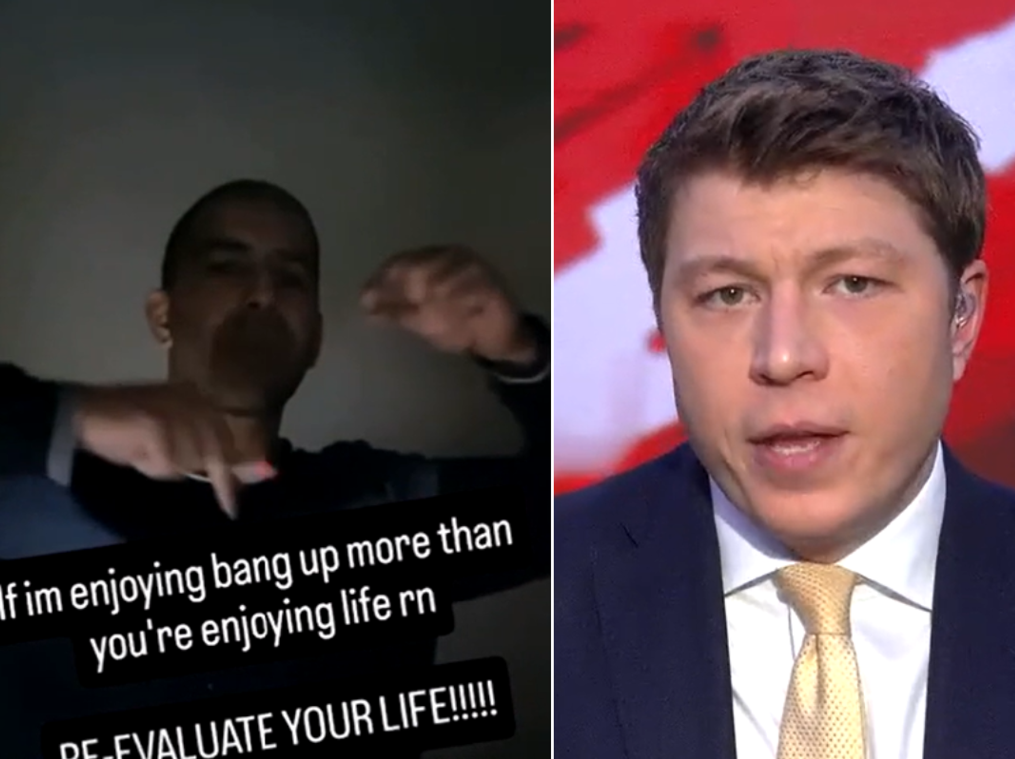 Convicted murderer illegally filming himself dancing and rapping in British jail; Patrick Christys