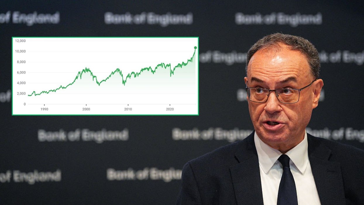 Ftse 100 surges to RECORD high after inflation figures released