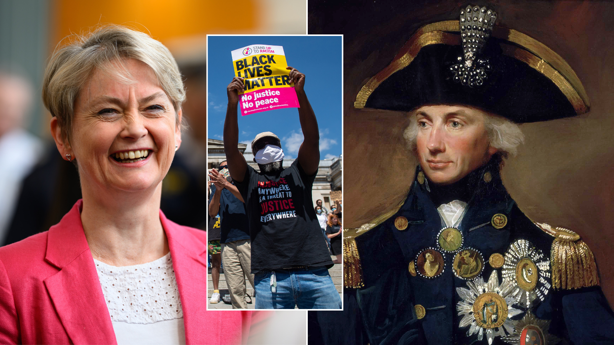 Cooper/BLM protest/Lord Nelson