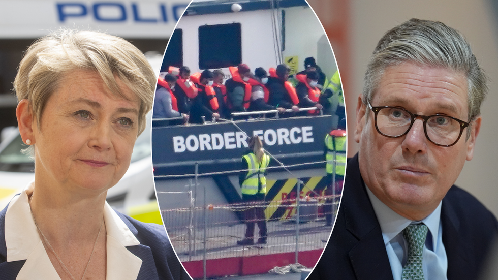 Cooper/small boats migrants/Starmer