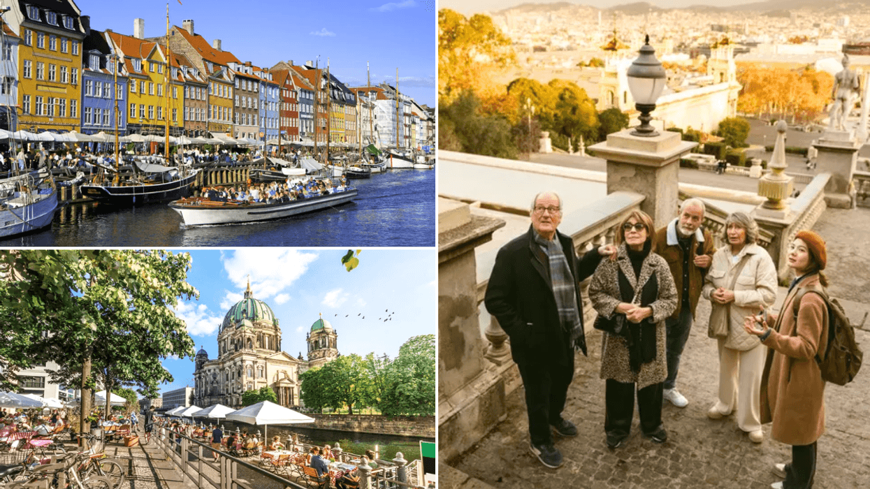 Copenhagen river / Berlin, Germany / Tourists in Barcelona