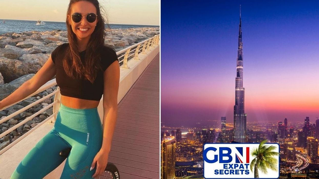 Cora Fraser / Dubai skyline