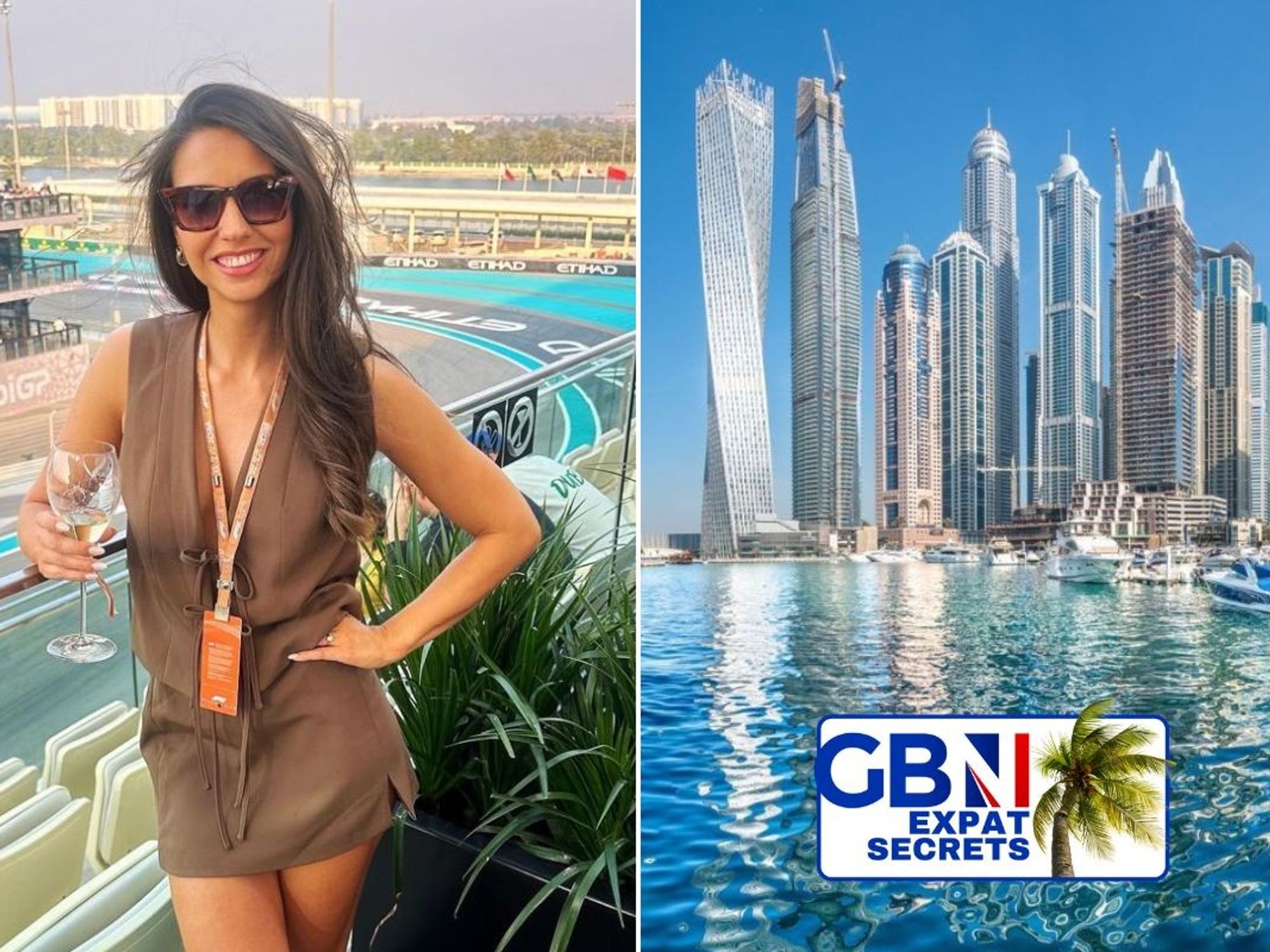 Cora Fraser / Dubai skyline